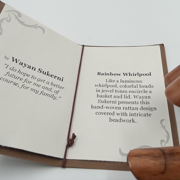 RAINBOW WHIRLPOOL BASKET ,Wayan Sukerni - Picture 8 of 12